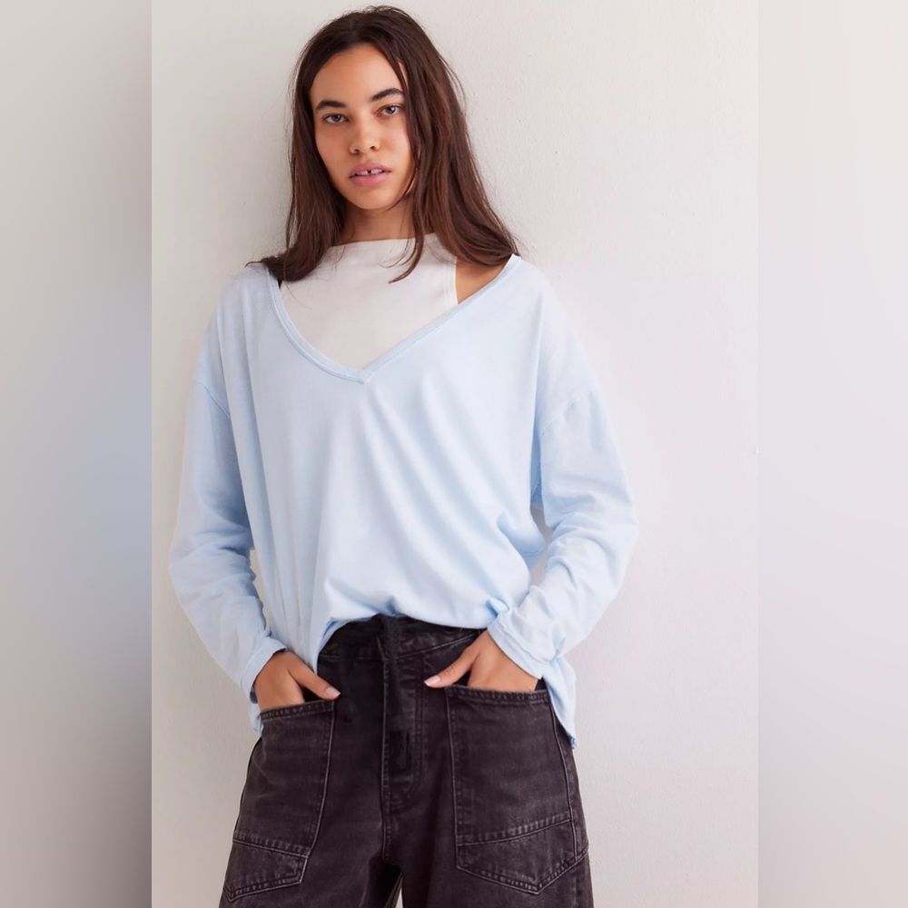 Blue We the Free Top 🌱